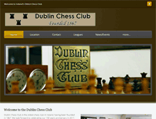 Tablet Screenshot of dublinchessclub.com